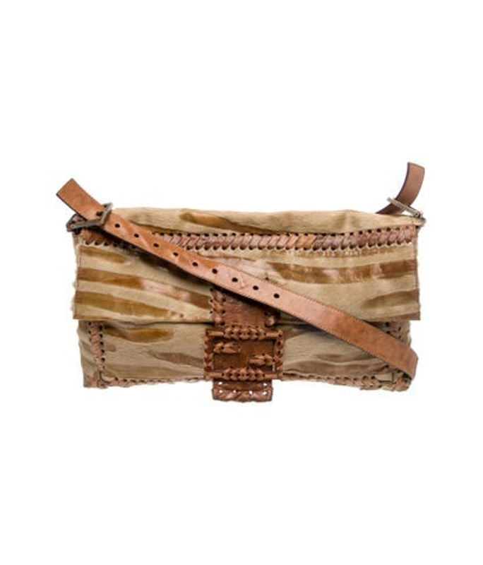 Fendi Ponyhair Crossbody Messenger Bag