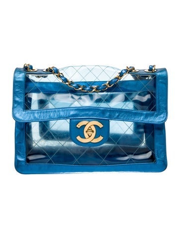 PVC Maxi Single Flap Bag