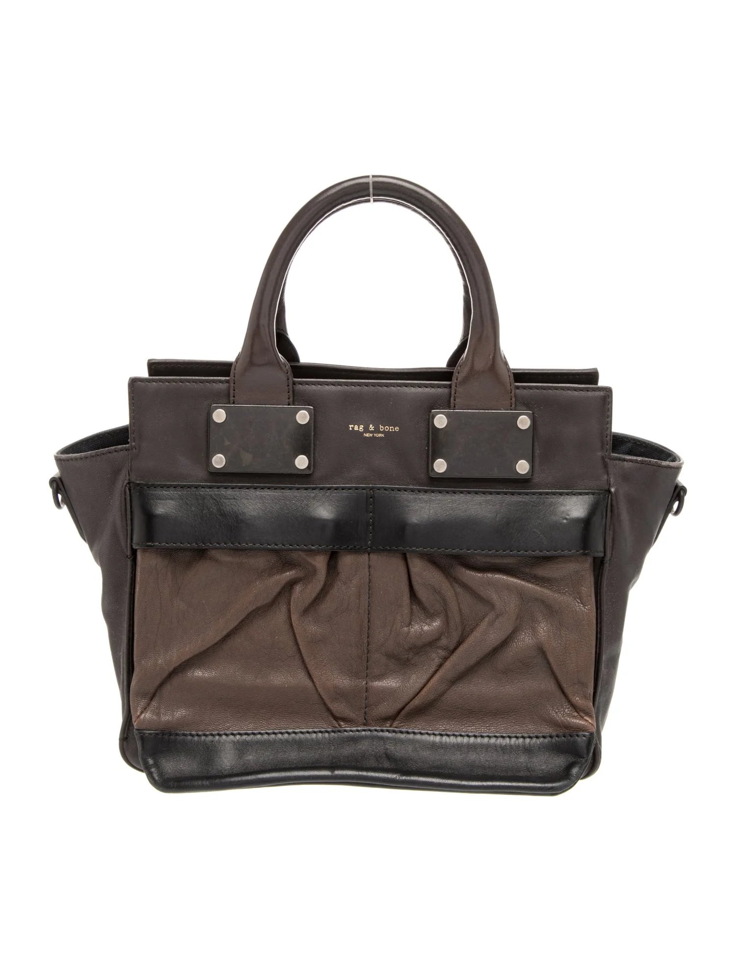 Leather Top Handle Bag
