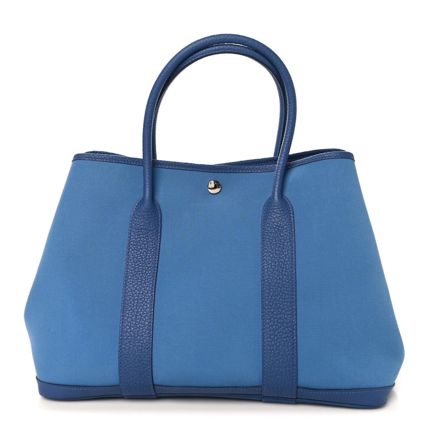 Hermes Toile Officier Negonda Garden Party 36 MM Azur Bleu Brighton