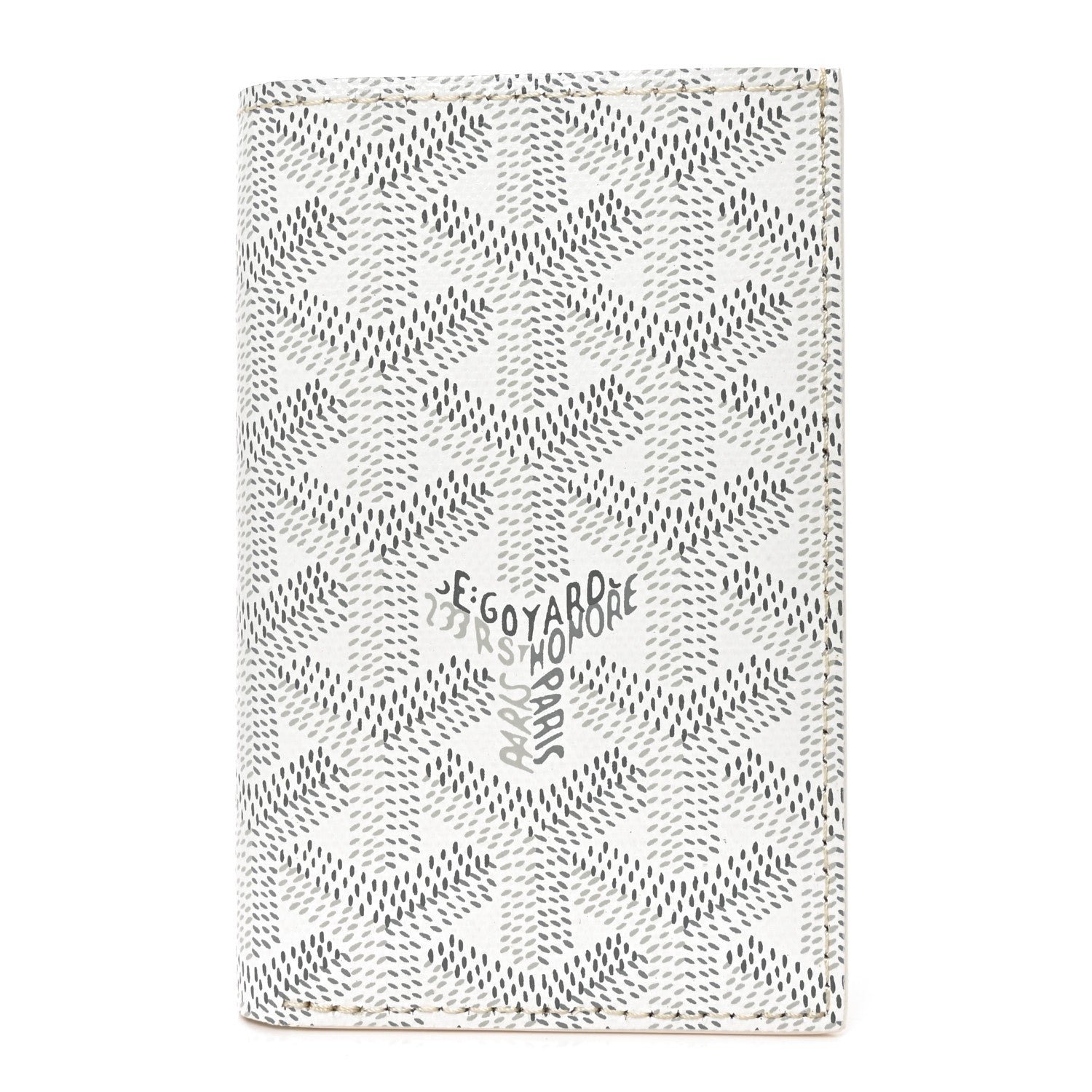 Goyard Goyardine Saint Pierre Card Holder White