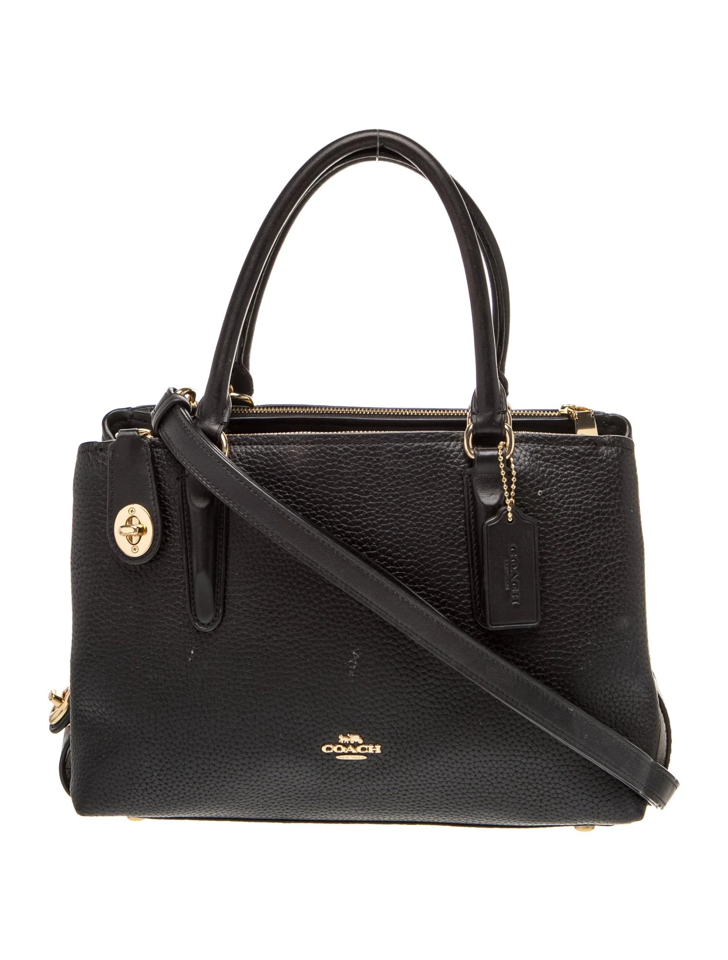 Leather Top Handle Bag