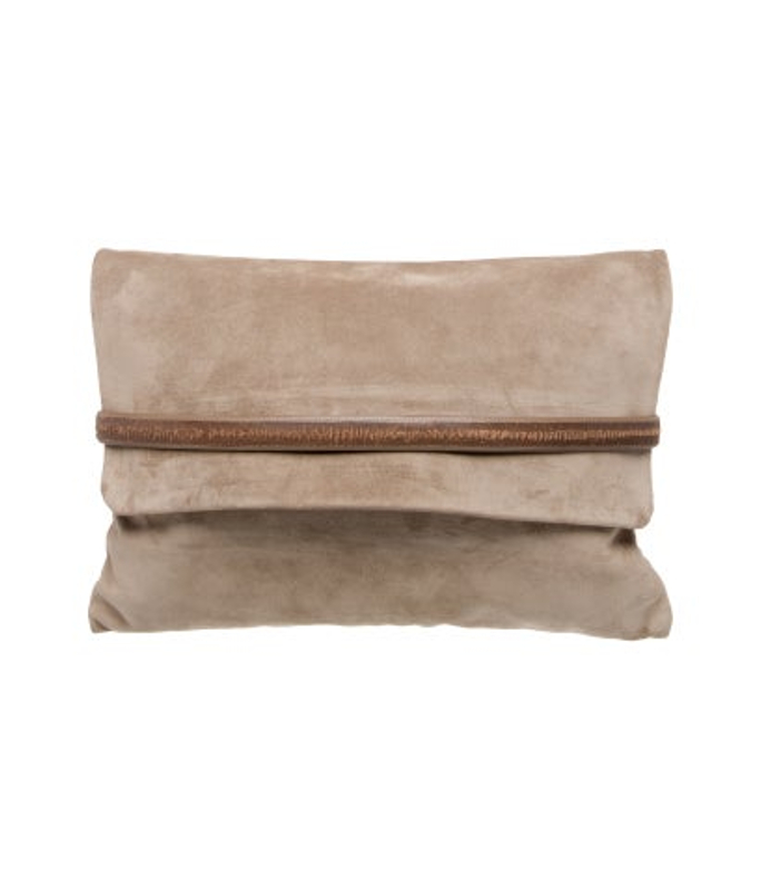 Brunello Cucinelli Cucinelli Suede Clutch