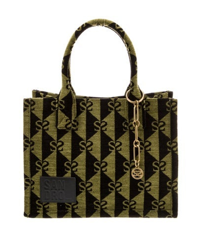 Sandro Velvet Tote