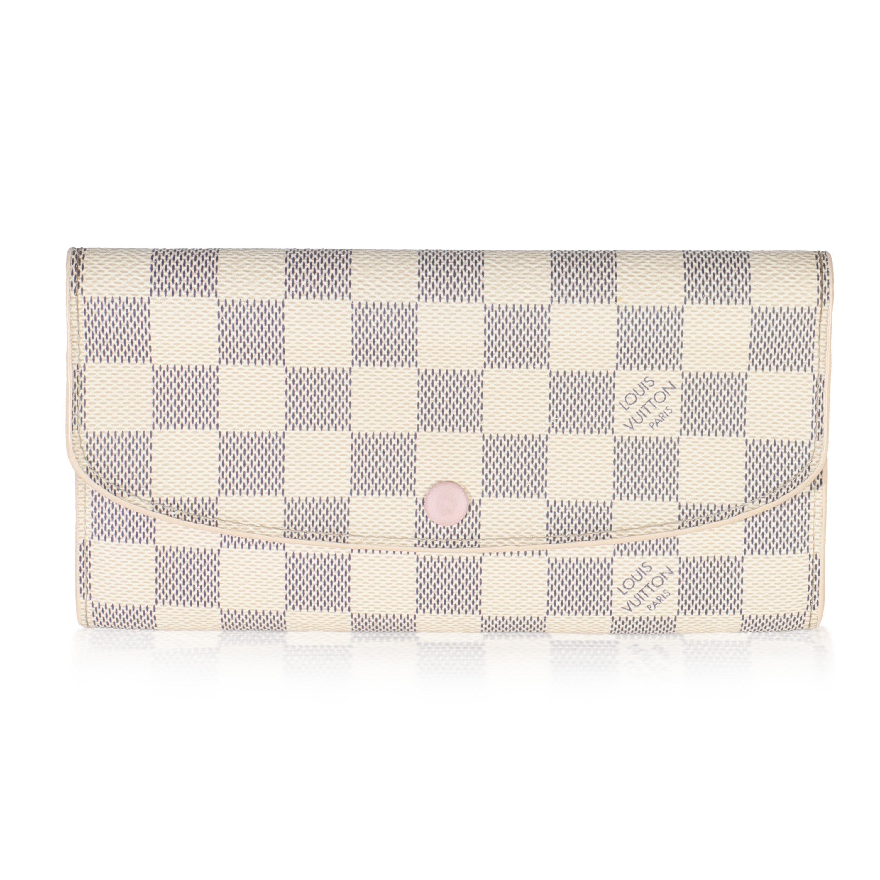 Louis Vuitton Damier Azur Canvas Emilie Wallet