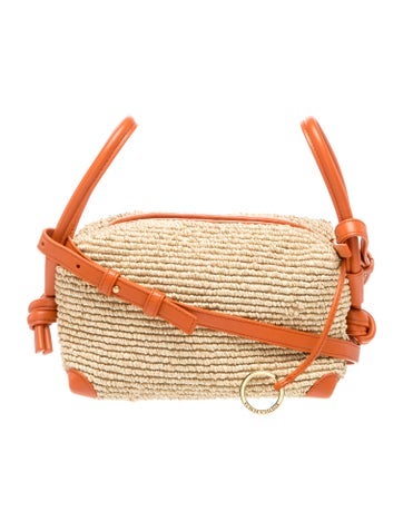 Raffia Crossbody Bag