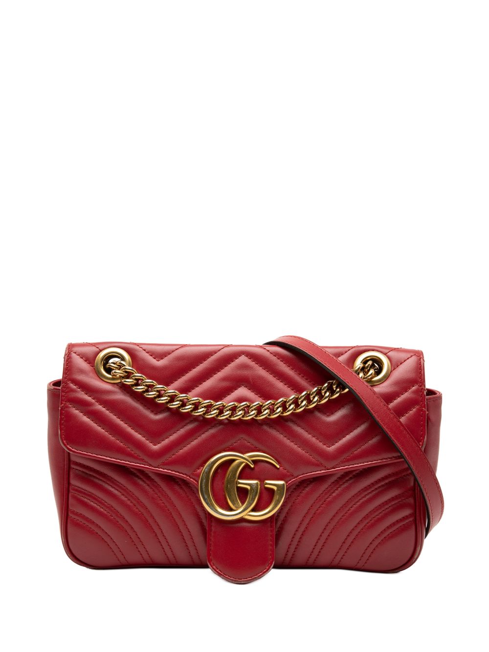 2000-2015 Medium GG Marmont Matelasse Leather shoulder bag