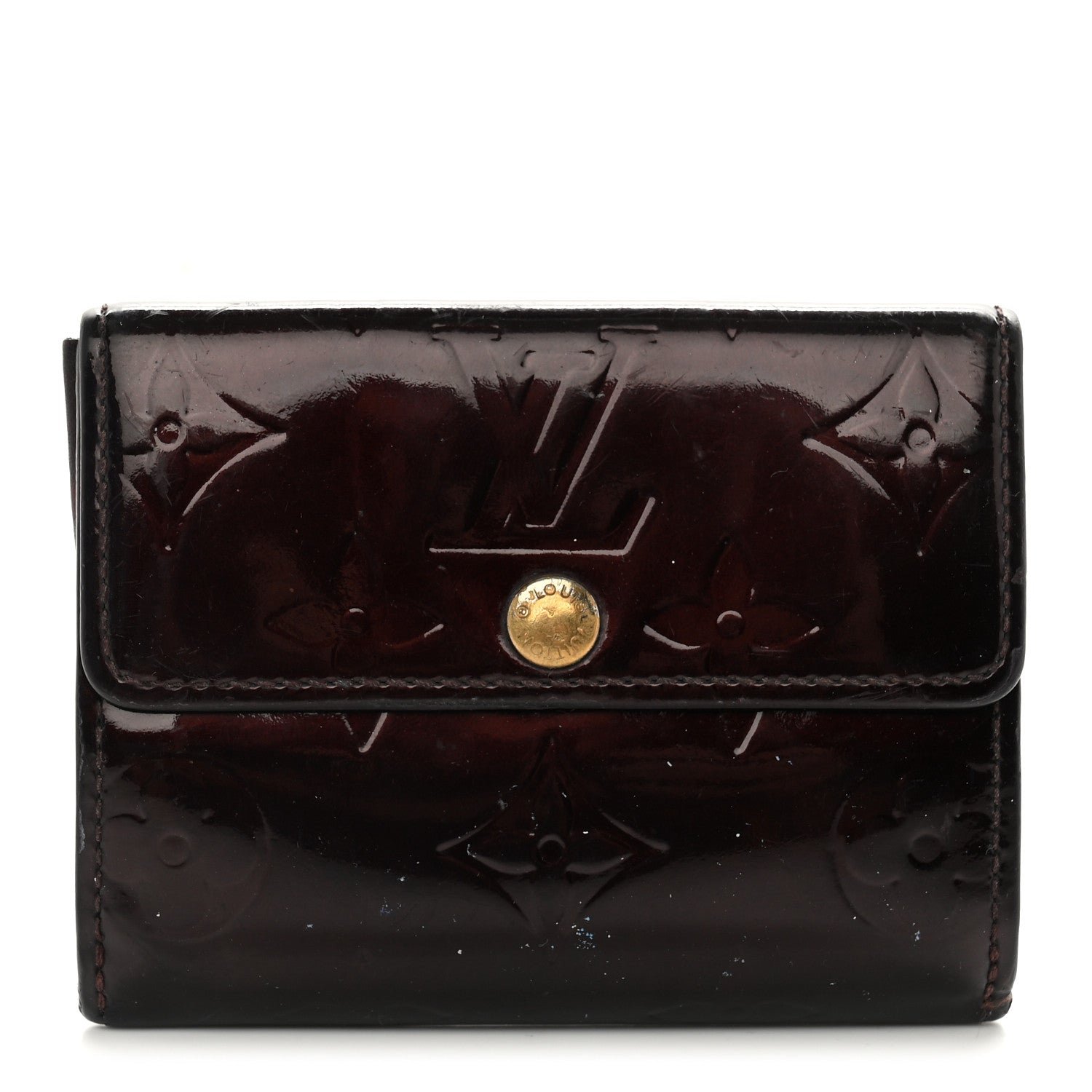 Louis Vuitton Vernis Elise Wallet Amarante