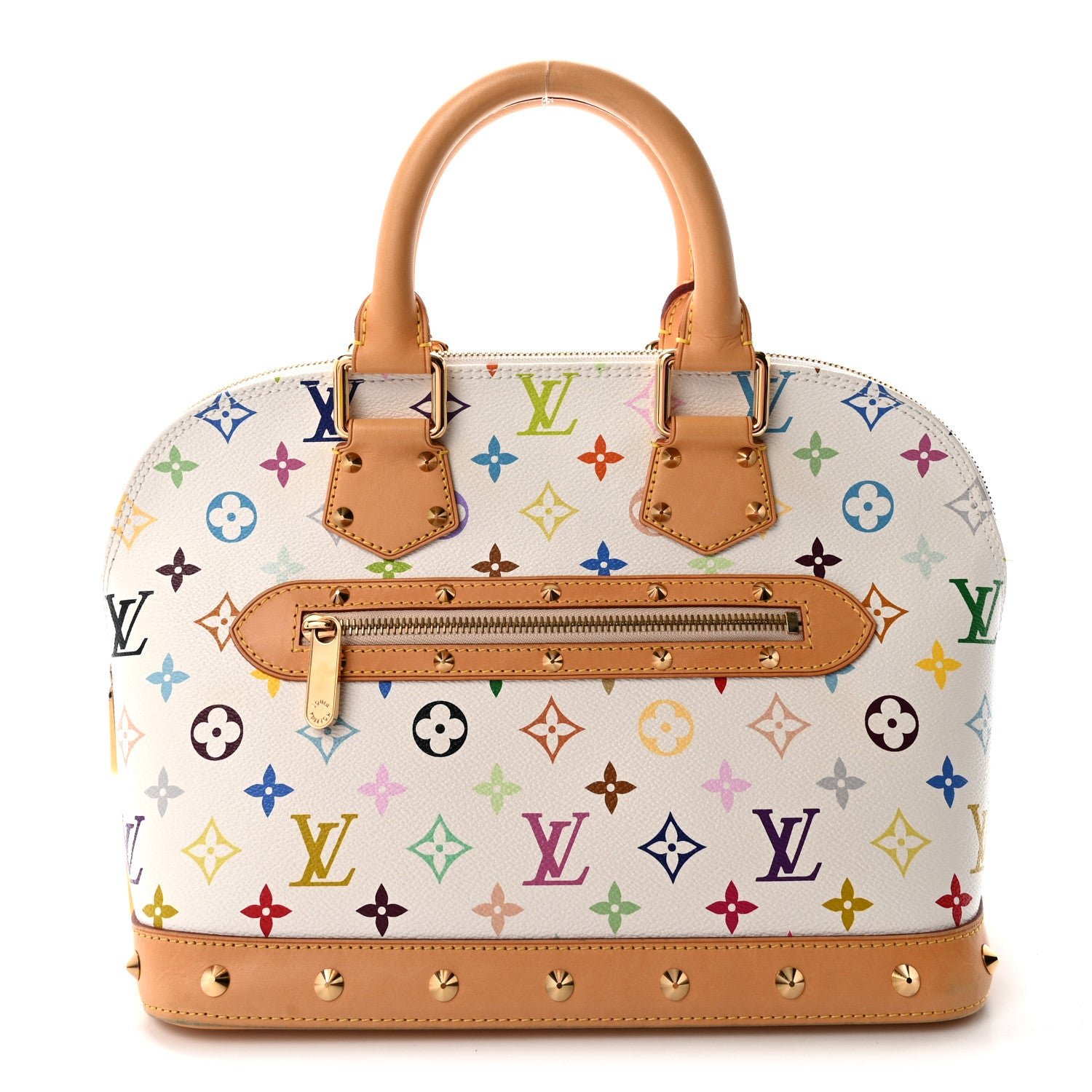 Louis Vuitton Monogram Multicolor Alma White