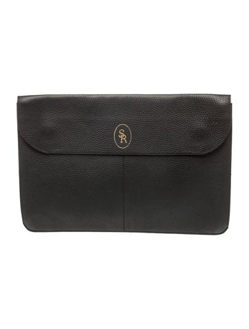 Cuyana Leather Clutch
