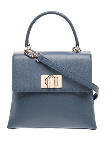 Leather Top Handle Bag