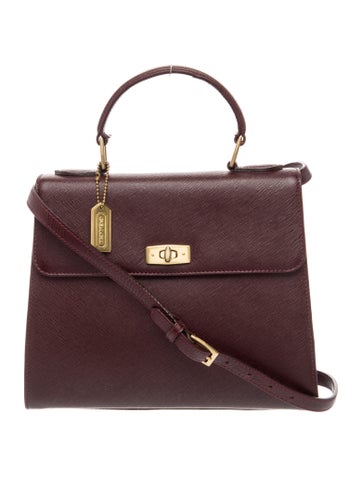 Leather Top Handle Bag