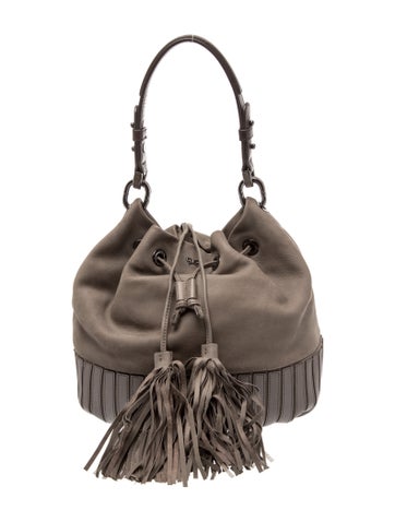 Leather Bucket Bag