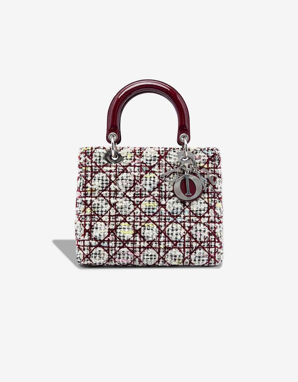 
		Lady Medium Tweed / Patent White / Burgundy    