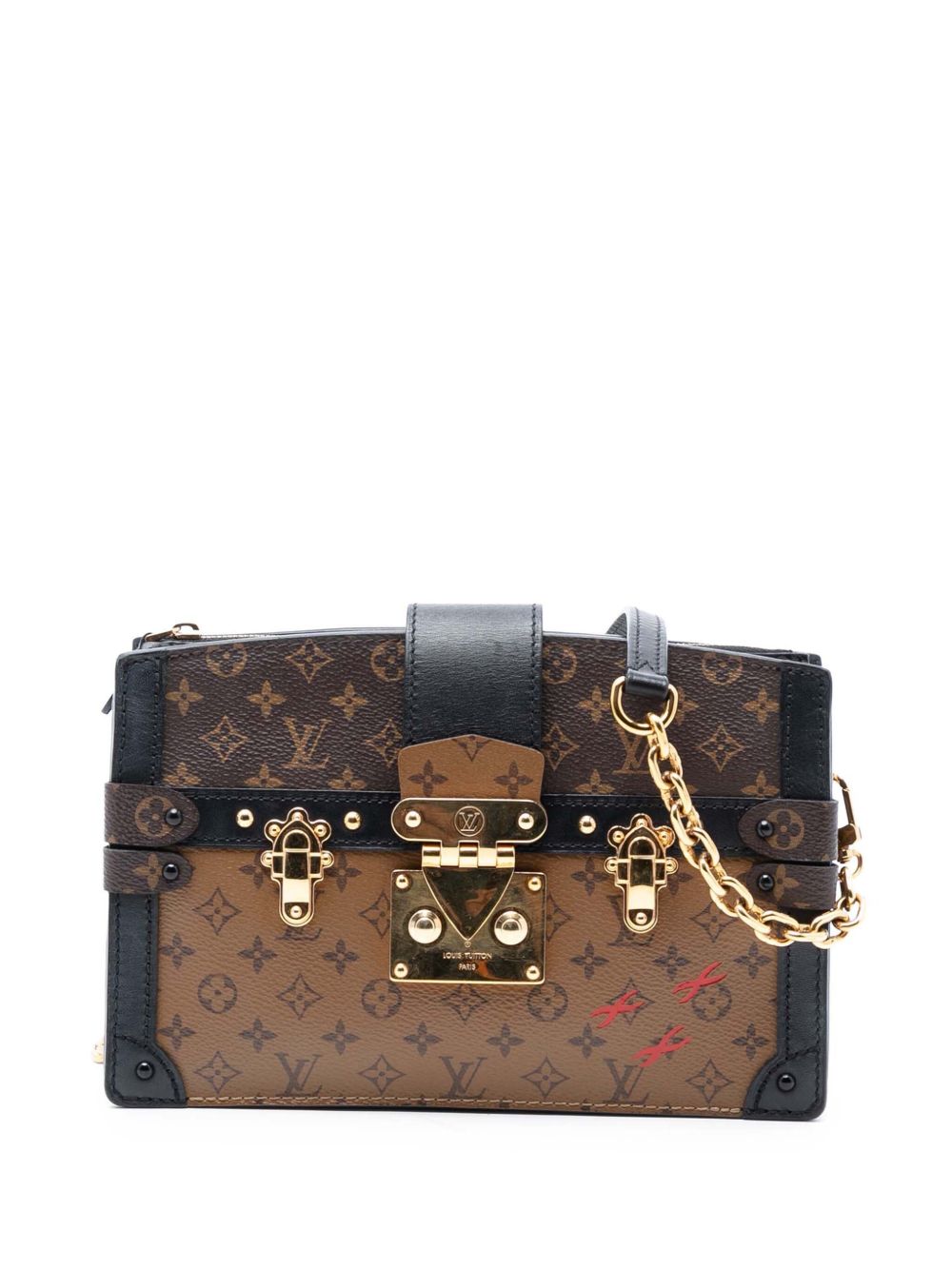 2021-2025 Monogram Reverse Trunk Clutch crossbody bag