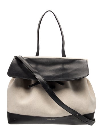Mansur Gavriel Canvas Top Handle Bag