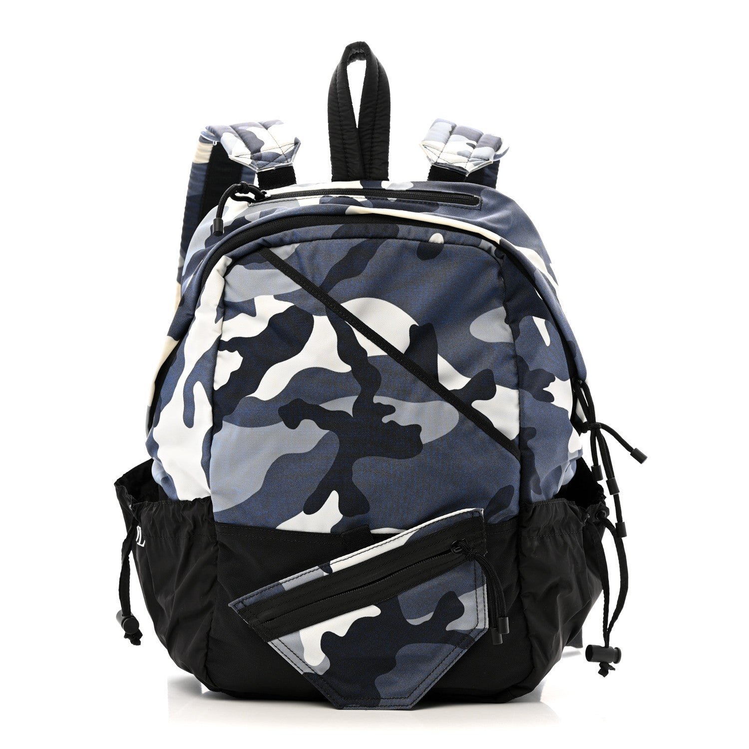 Valentino Garavani Valentino Garavani Nylon Camouflage Backpack Blue