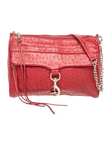 Ostrich Crossbody Bag