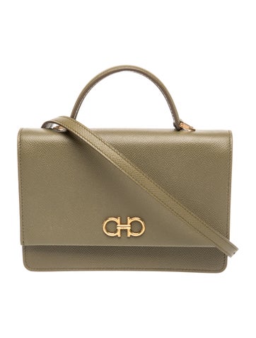 Leather Top Handle Bag