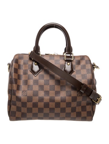 Damier Ebene Speedy Bandouliere 25