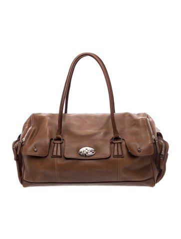 Brunello Cucinelli Leather Weekender Bag