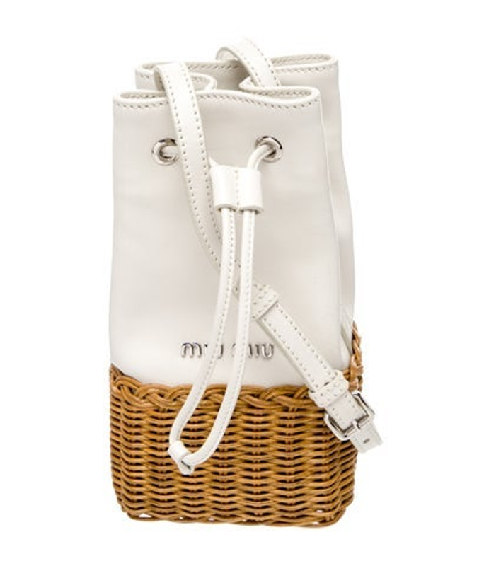 Miu Miu Miu Leather Bucket Bag