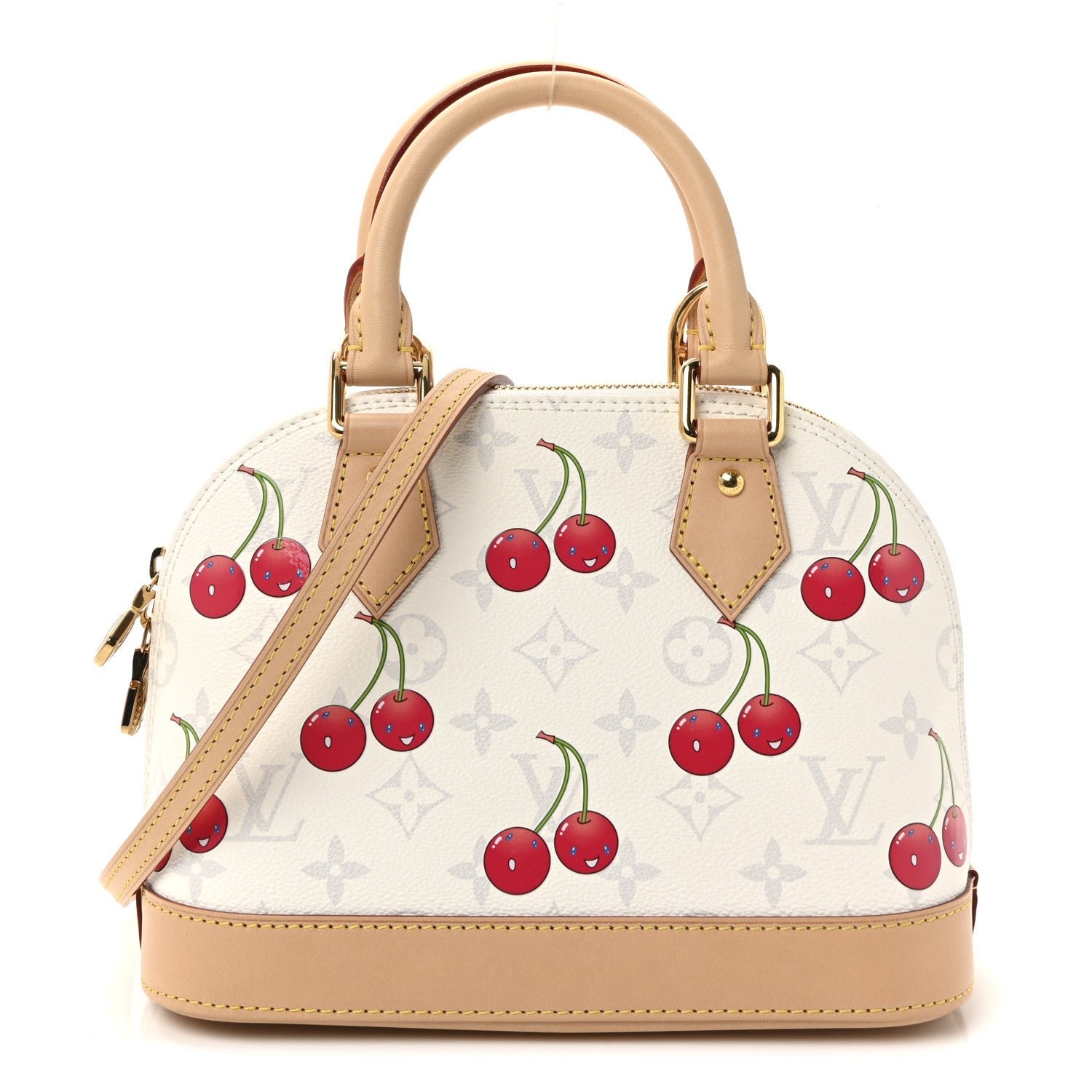 Louis Vuitton Louis Vuitton LV X TM Monogram Cerises Alma BB White