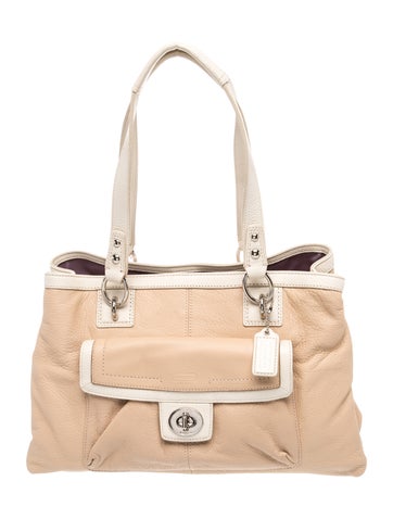 Leather Top Handle Bag