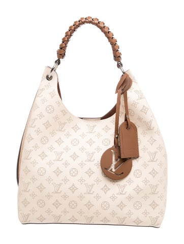 Perforated Monogram Carmel