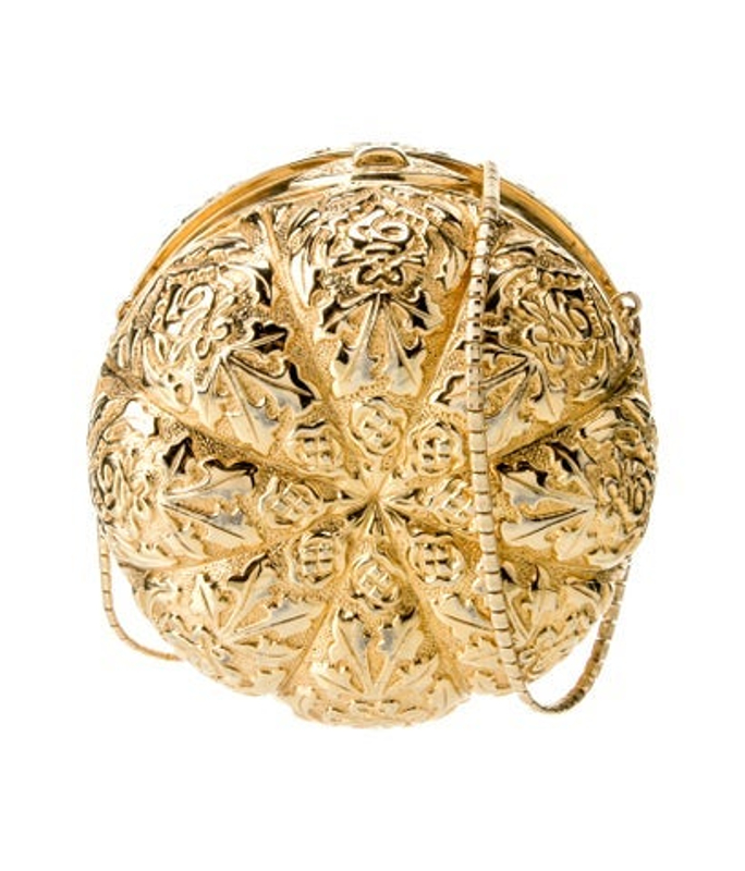 Judith Leiber Leiber Metal Crossbody Bag