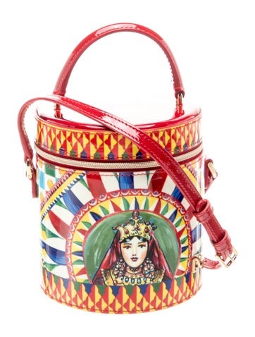Dolce & Gabbana Patent Leather Bucket Bag Small