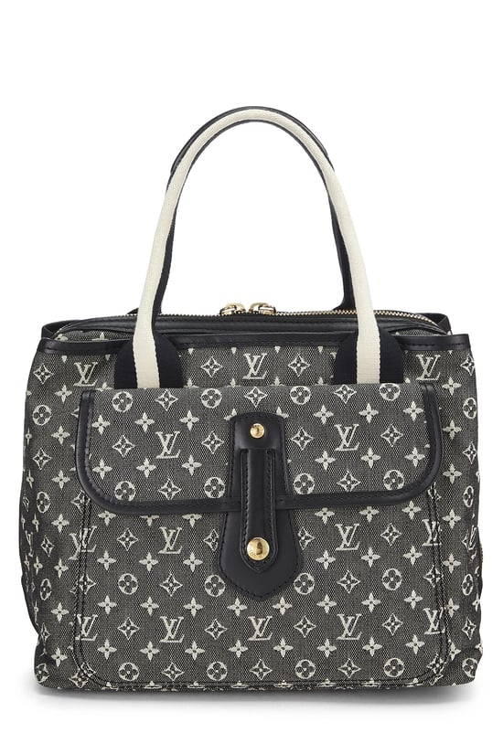 Black Monogram Mini Lin Sac Mary Kate