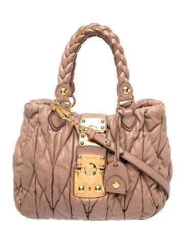 Miu Miu Leather Hobo