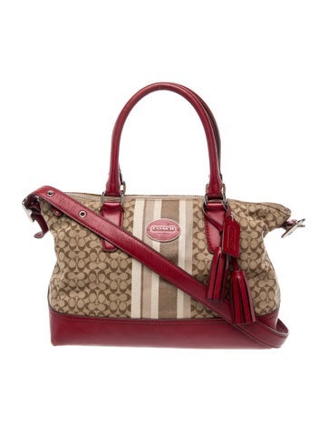 Coach Canvas Top Handle Bag