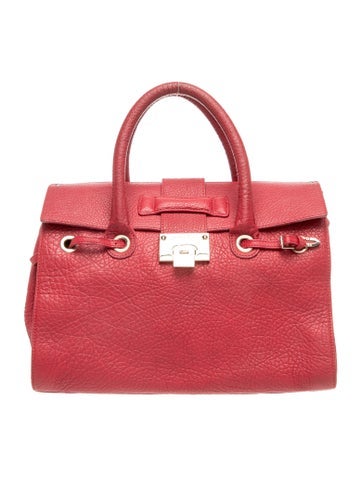 Leather Top Handle Bag