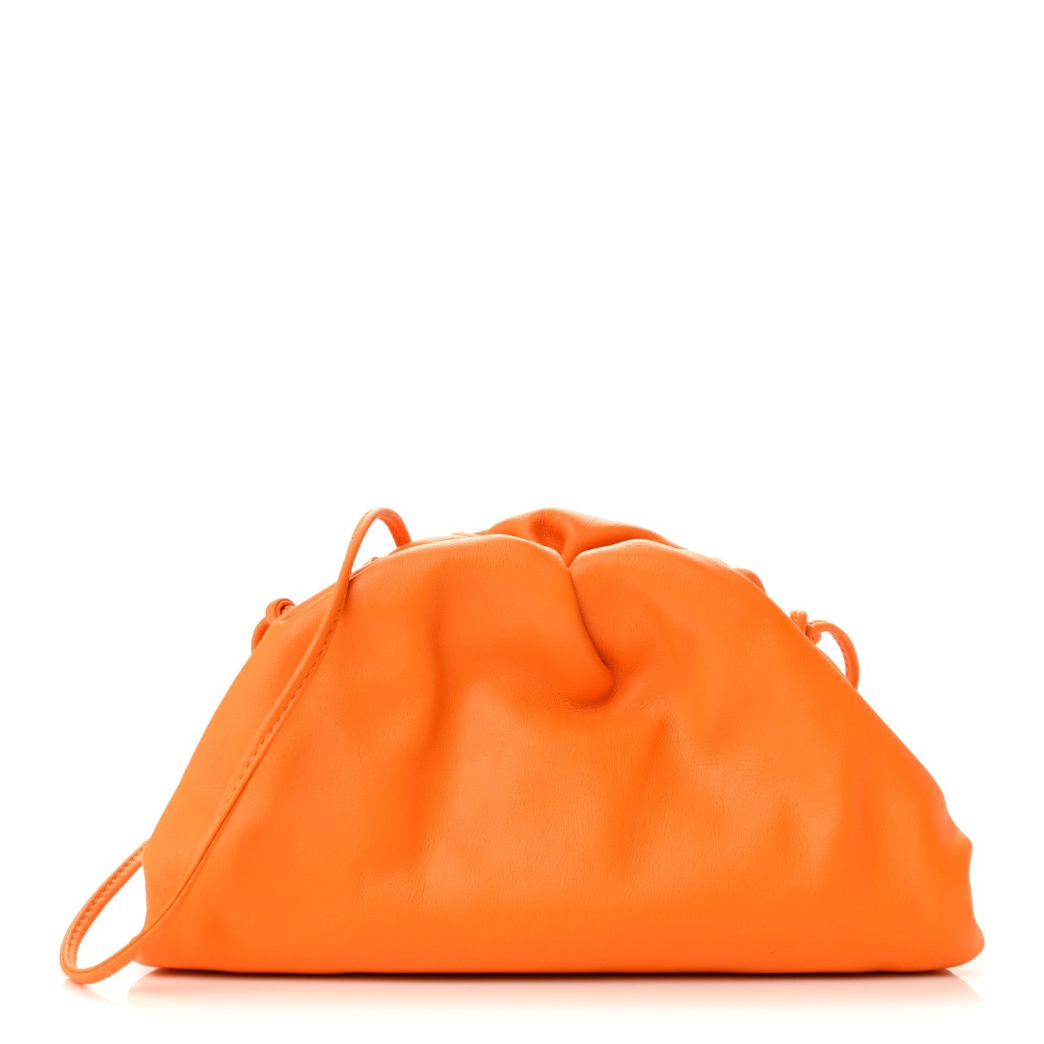 Bottega Veneta Butter Calfskin The Mini Pouch Light Orange
