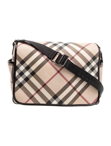 Super Nova Check Diaper Bag Large