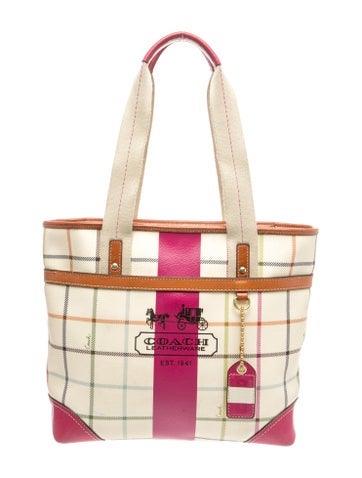 Coach Canvas Shoulder Bag