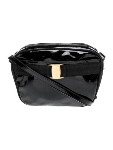 Salvatore Ferragamo Patent Leather Crossbody Bag