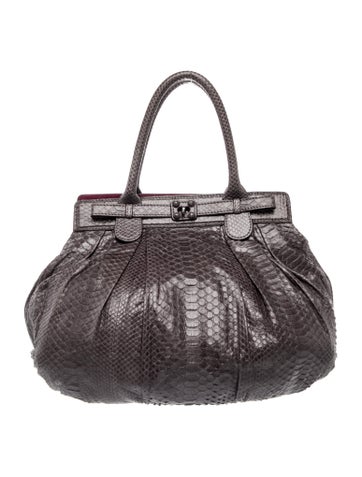 Zagliani Snakeskin Hobo