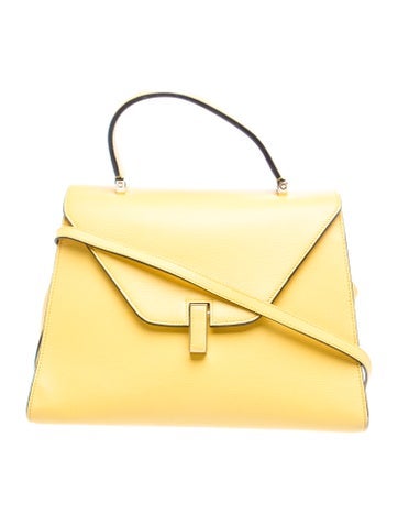 Valextra Leather Top Handle Bag