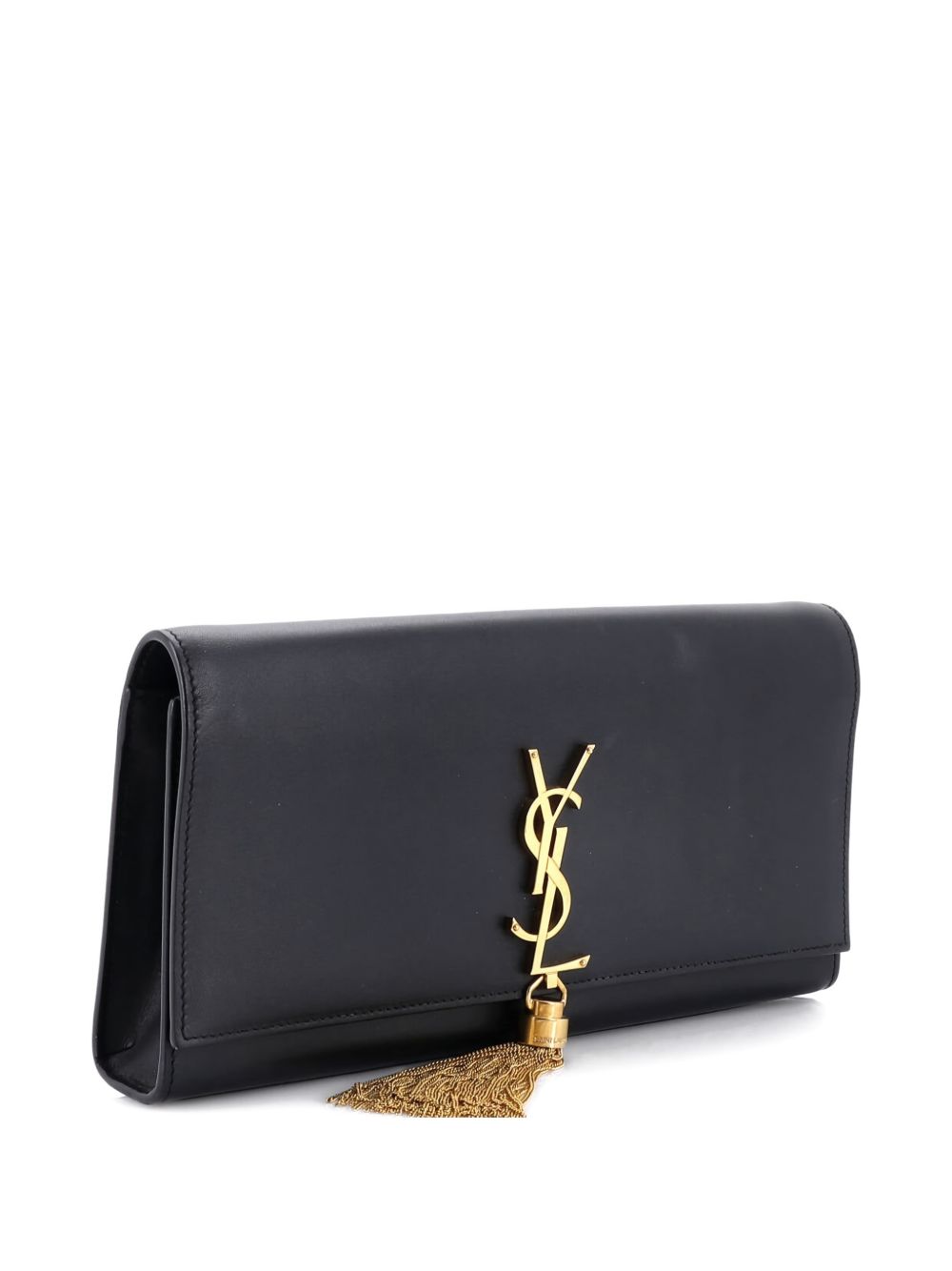 Classic Monogram Tassel Leather Long clutch bag