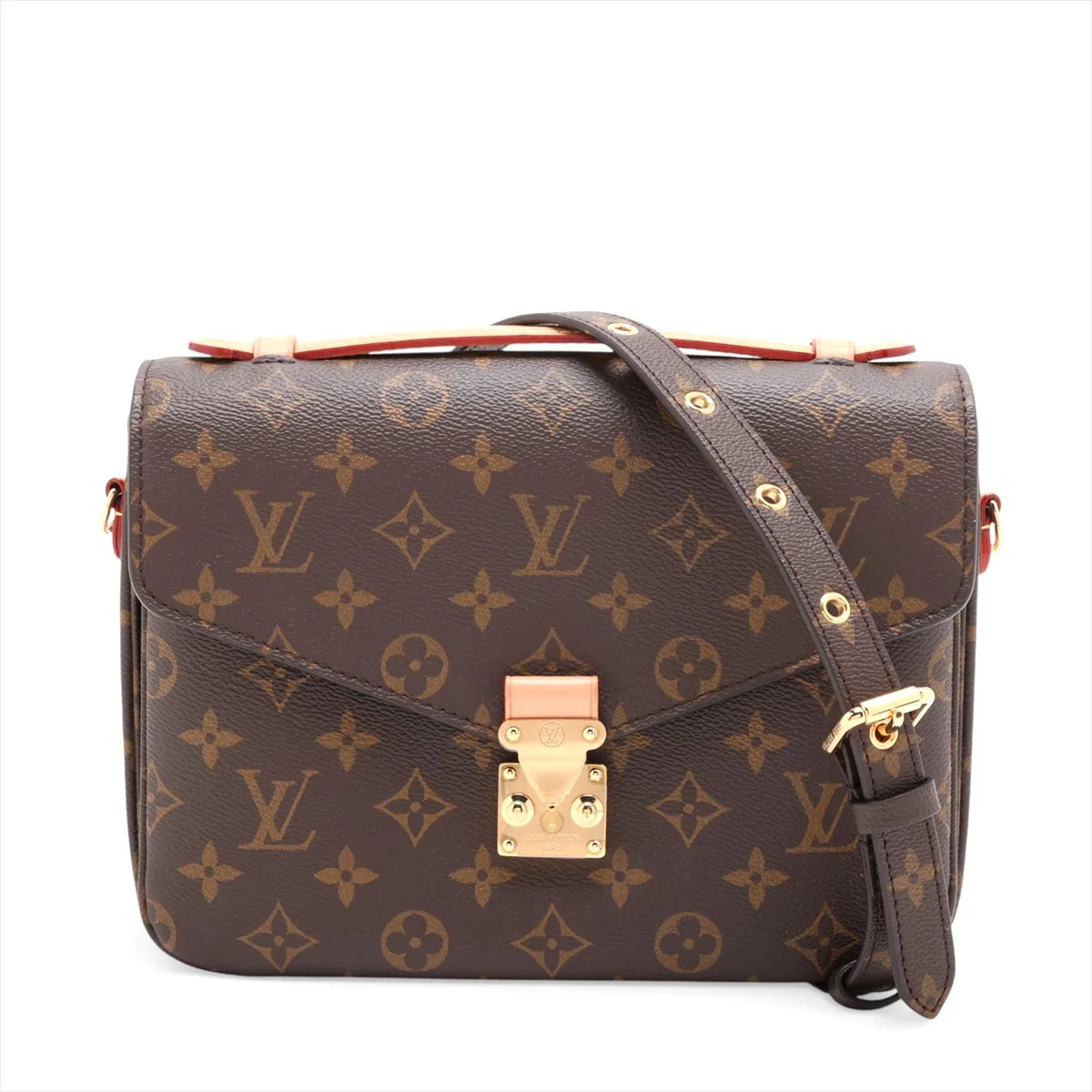 Louis Vuitton Monogram Pochette Métis MM M44875 Brown There was an RFID response