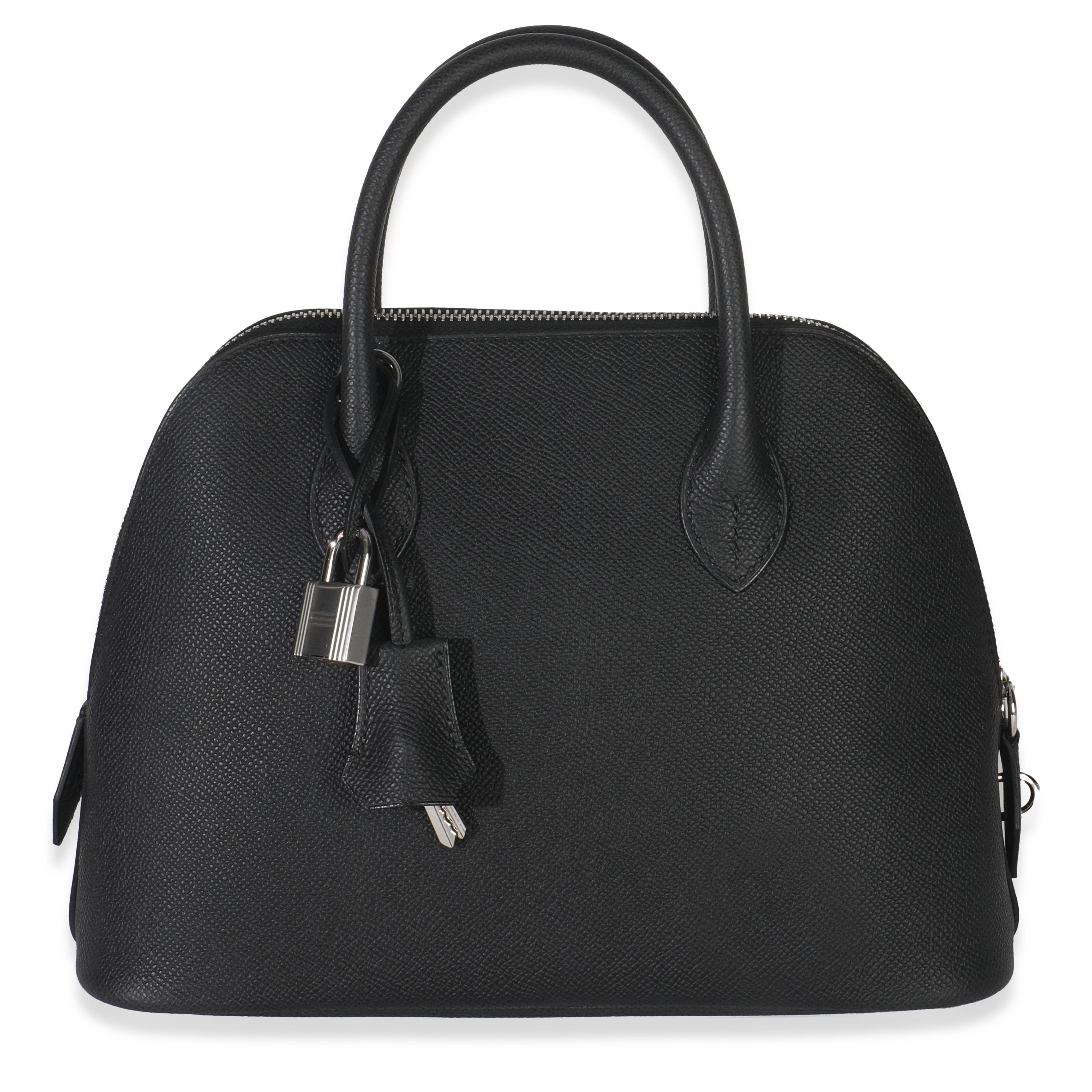 Hermes Black Epsom 1923 Bolide 25 PHW