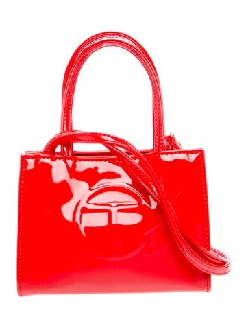 Telfar Vegan Patent Leather Top Handle Bag