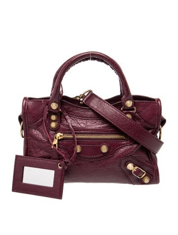 Balenciaga Leather Motocross City Giant Mini