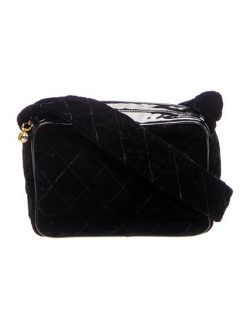 Velvet Quilted Camera Bag