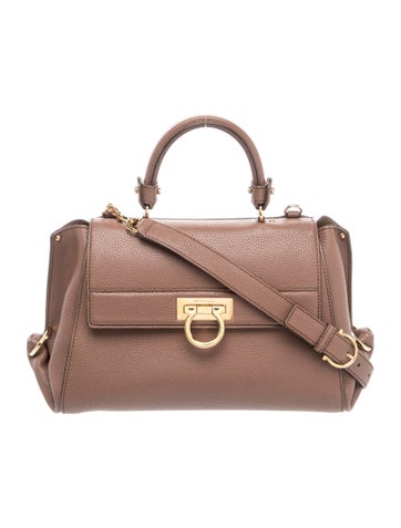 Gancini Top Handle Bag