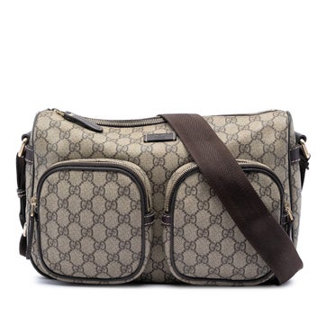 GG Supreme Double Pocket Crossbody