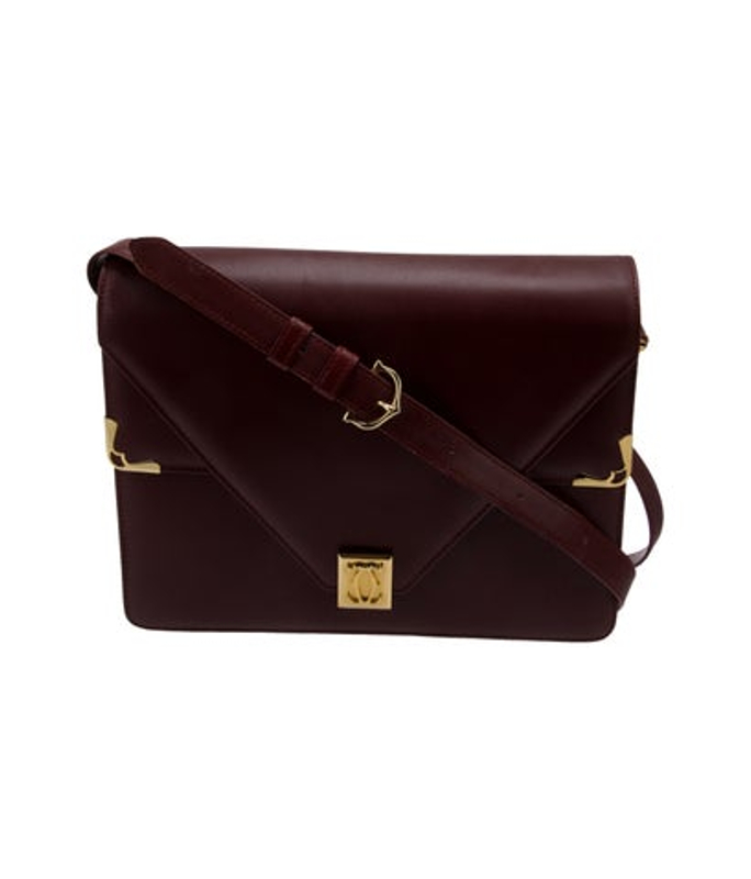 Cartier Leather Messenger Bag
